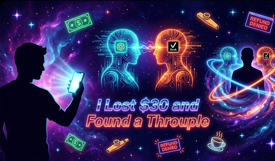 I Lost $30 and Found a Throuple. A Tale of Two AIs and One Smart&nbsp;Human